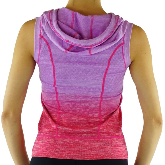 No sleeves Hoodie Ombre Print - Picture 2 of 4